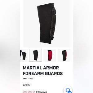 Century Martial Armor forearm guards for karate and martial arts